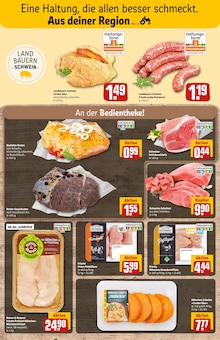 Pute im REWE Prospekt "Dein Markt" mit 32 Seiten (Ludwigshafen (Rhein))