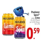 Spezi im EDEKA Prospekt Spezi von Paulaner im aktuellen EDEKA Prospekt für 0,59 €