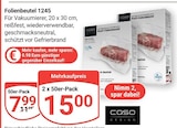 Folienbeutel 1245 im Angebot bei GLOBUS in Oberhausen Folienbeutel 1245 Angebote von CASO Design bei GLOBUS Oberhausen für 7,99 €