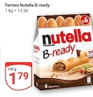 Nutella B-ready im Angebot bei GLOBUS in Hofheim Nutella B-ready Angebote von Ferrero bei GLOBUS Hofheim für 1,79 €