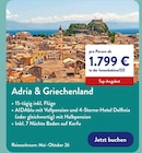 Adria & Griechenland im ALDI Nord Prospekt Adria & Griechenland  im aktuellen ALDI Nord Prospekt für 1.799,00 €