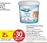 Rillettes de Thon - Odyssee en promo à 1,40 € chez Intermarché Super Rillettes de Thon - Odyssee dans le catalogue Intermarché Super