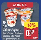 ALDI Nord Seelze - Sahne-Joghurt Angebot im Prospekt Sahne-Joghurt bei ALDI Nord im Seelze Prospekt für 0,39 €