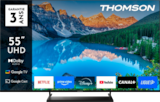 TV LED 55" / 139cm 
THOMSON 55UG5X15 - THOMSON en promo chez Auchan Hypermarché Carpentras à 349,99 €