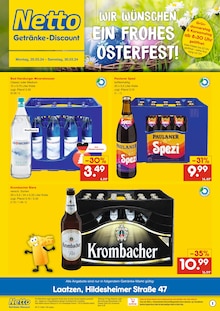 Netto Marken-Discount Prospekt "WIR WÜNSCHEN EIN FROHES OSTERFEST!" mit  Seiten (Hannover)