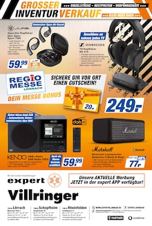 Fernseher im expert Prospekt "Top Angebote" mit 16 Seiten (Lörrach)