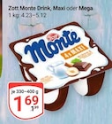Monte Drink Maxi bei GLOBUS im Markkleeberg Prospekt für 1,69 €
