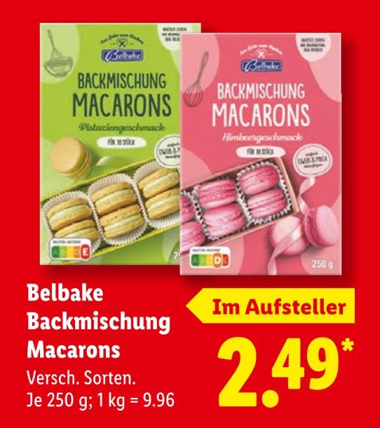 Backmischung Macarons