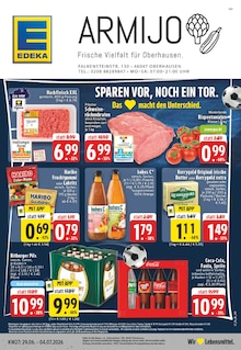 Coca Cola im aktuellen EDEKA Prospekt (Oberhausen) Coca Cola im EDEKA Prospekt "Aktuelle Angebote" mit 24 Seiten (Oberhausen)