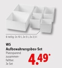 Aufbewahrungsbox-Set von W5 für 4,49 € bei Lidl im Angebot Aufbewahrungsbox-Set von W5 im aktuellen Lidl Prospekt