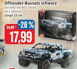 Offroader-Bausatz schwarz Angebote bei Kaufhaus Stolz Neubrandenburg für 17,99 €
