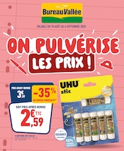 Catalogue Librairies & Culture Bureau Vallée en cours à Orvault et alentours, "ON PULVÉRISE LES PRIX !", 24 pages, 18/08/2025 - 06/09/2025