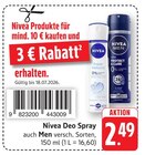 EDEKA Landau - Deo Spray Angebot im Prospekt Deo Spray bei EDEKA im Landau Prospekt für 2,49 €