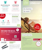 Aktueller LINDA Apotheke Prospekt in Erlensee und Umgebung, "Aktuelle Angebote" mit 3 Seiten, 01.07.2025 - 31.07.2025