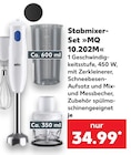 Stabmixer-Set »MQ 10.202M« von Braun für 34,99 € bei Kaufland im Angebot Stabmixer-Set »MQ 10.202M« von Braun im aktuellen Kaufland Prospekt