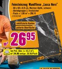Aktuelle Fliesen Angebote bei Hornbach in Hannover Aktuelles Feinsteinzeug Wandfliese „Lucca Nero“ Angebot bei Hornbach in Hannover ab 26,95 €