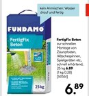 FertigFix Beton von Fundamo im aktuellen Hellweg Prospekt