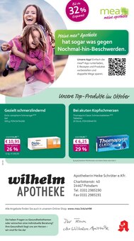 Aktueller mea - meine apotheke Prospekt