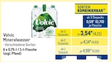 Mineralwasser Angebote von Volvic bei METRO Magdeburg für 4,21 €