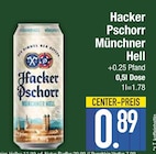 Münchner Hell im EDEKA Prospekt Münchner Hell von Hacker Pschorr im aktuellen EDEKA Prospekt für 0,89 €