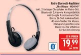 Retro-Bluetooth-Kopfhörer The Ringo - H2000 Angebote bei Marktkauf Coburg für 19,99 €