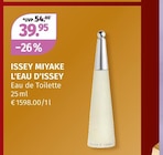 Eau de Toilette von ISSEY MIYAKE L'EAU D'ISSEY im aktuellen Müller Prospekt