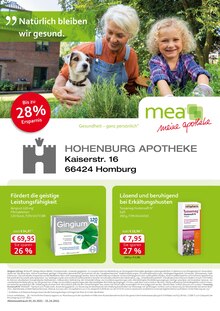 mea - meine apotheke Prospekt für Lambsborn mit 4 Seiten mea - meine apotheke Prospekt für Lambsborn: Unsere Oktober-Angebote, 4 Seiten, 30.9.2021 - 31.10.2021
