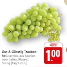 Trauben hell kernlos bei E center im Lambrecht Prospekt für 1,00 €