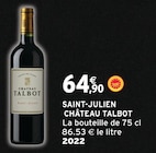 Promo Saint-Julien à 64,90 € dans le catalogue Intermarché Super à Savignac-les-Ormeaux