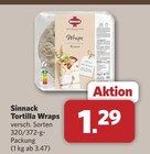 Tortilla Wraps Angebote von Sinnack bei combi Paderborn für 1,29 €