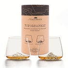 Collection topographic 2 verres whisky Mont-blanc et Everest - ALASKAN MAKER en promo chez Ambiance & Styles Bayonne à 44,90 €