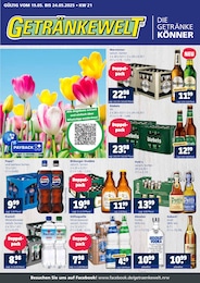 Aktueller GetrĂ€nkewelt GetrĂ€nkemĂ€rkte Prospekt fĂŒr Herdecke 19.05.2025 - 24.05.2025 GetrĂ€nkewelt Prospekt fĂŒr Herdecke mit 4 Seiten