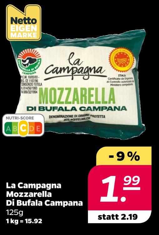 Mozzarella Di Bufala Campana