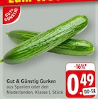 EDEKA Hoppstädten-Weiersbach - Gurken Angebot im Prospekt Gurken bei EDEKA im Hoppstädten-Weiersbach Prospekt für 0,49 €