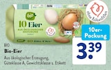 Bio-Eier im Angebot bei ALDI SÜD in Passau Bio-Eier Angebote von Bio bei ALDI SÜD Passau für 3,39 €