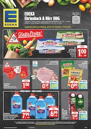 EDEKA Prospekt für Wertheim mit 28 Seiten EDEKA Prospekt für Wertheim: "Wir lieben Lebensmittel!", 28 Seiten, 22.09.2025 - 27.09.2025