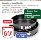 Springform Black Metallic im Angebot bei GLOBUS in Oberhausen Springform Black Metallic Angebote von Zenker bei GLOBUS Oberhausen für 0,89 €