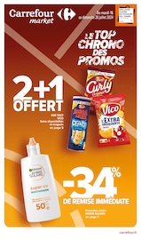 Prospectus Carrefour Market à Toulouse, "LE TOP CHRONO DES PROMOS", 53 pages de promos valables du 16/07/2024 au 28/07/2024