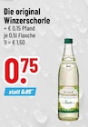 Die original Winzerschorle im aktuellen Trinkgut Prospekt für 0,75 €