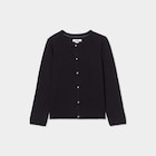 Promo Gilet boutonné coton mélangé noir fille à 8,99 € dans le catalogue La Halle à Le Grand-Quevilly