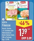 Finesse Schinken feinwürzig von Herta für 1,39 € bei ALDI Nord im Angebot Finesse Schinken feinwürzig von Herta im aktuellen ALDI Nord Prospekt