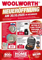 Woolworth Günstige Mode Prospekt der aktuellen Woche mit 8 Seiten, gültig von 30.10.2025 bis 30.10.2025, in Weiherhof und Umgebung Aktueller Woolworth Günstige Mode Prospekt in Weiherhof und Umgebung, "NEUERÖFFNUNG IN HECHINGEN" mit 8 Seiten, 30.10.2025 - 30.10.2025