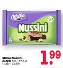 Nussini Riegel Angebote von Milka bei E center Karlsruhe für 1,99 €