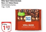 Aktuelles Tafelschokolade Nuss Angebot bei GLOBUS in Krefeld ab 1,69 €