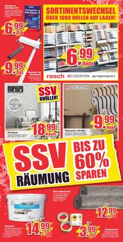 Farbe im wohnstore Petzold Prospekt "SSV RÄUMUNG BIS ZU 65% SPAREN" mit 10 Seiten (Cottbus)