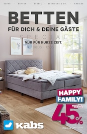 Aktueller Kabs Möbel & Einrichtung Prospekt in Pampow und Umgebung, "BETTEN FÜR DICH & DEINE GÄSTE" mit 11 Seiten, 06.06.2025 - 12.06.2025