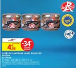 Intermarché Saint-Rambert-d'Albon - Promo Pâtés de campagne Label Rouge IGP Breton Promo Pâtés de campagne Label Rouge IGP Breton à 4,05 € dans le catalogue Intermarché à Saint-Rambert-d'Albon