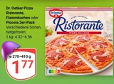 Pizza Ristorante Angebote von Dr. Oetker bei GLOBUS Ludwigshafen für 1,77 €