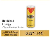 Energy Angebote von Hot Blood bei Metro Düren für 0,44 €