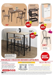 Promos Cuisine dans le catalogue "MEUBLEZ-VOUS DE BONNES AFFAIRES" de Maxi Bazar à la page 10